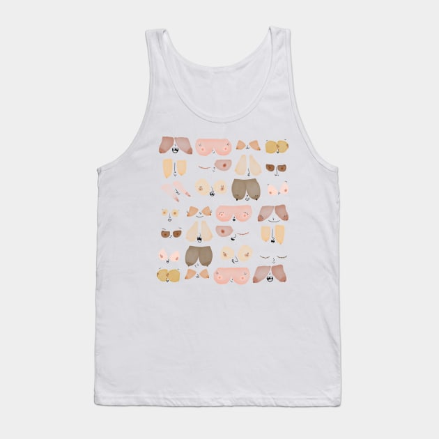 Every flavour Boobs Tank Top by Gummy Illustrations